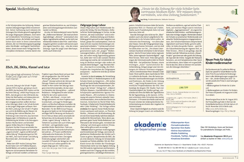 Special Medienbildung medium magazin #06_2013 (2)