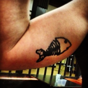 Fishbone Tattoo